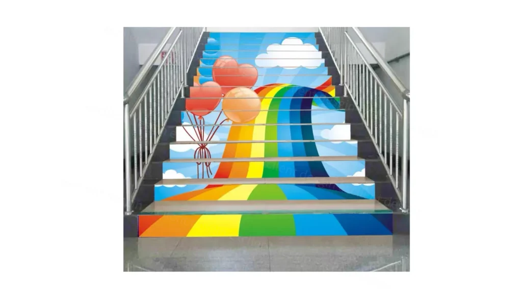 香港貼紙|樓梯貼紙、地板貼紙等應用|學校宣傳貼紙供應商